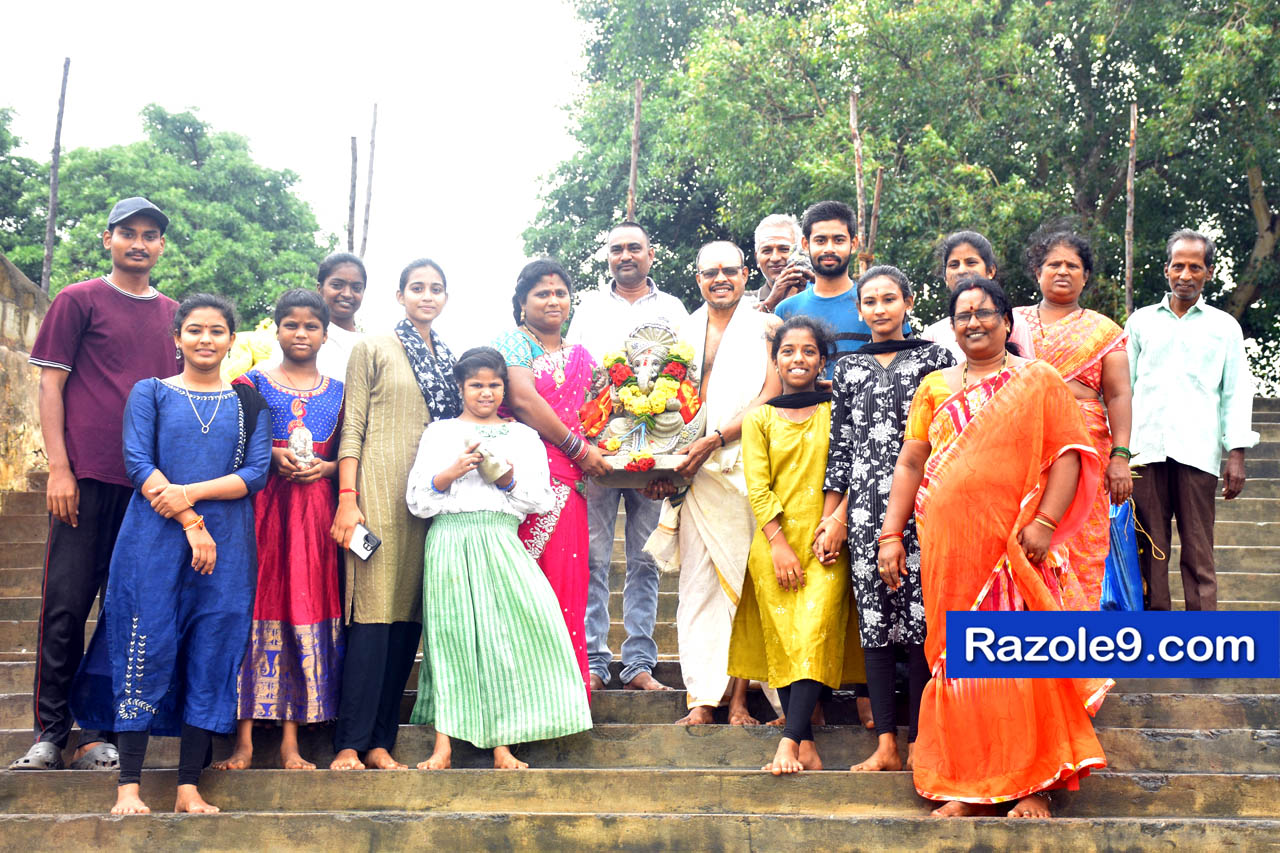 Razole Taluka Ganesh Nimajjanam